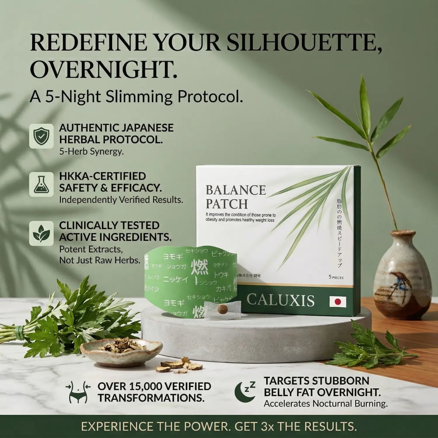 Caluxis™ Japanese Herbal Balance Patch