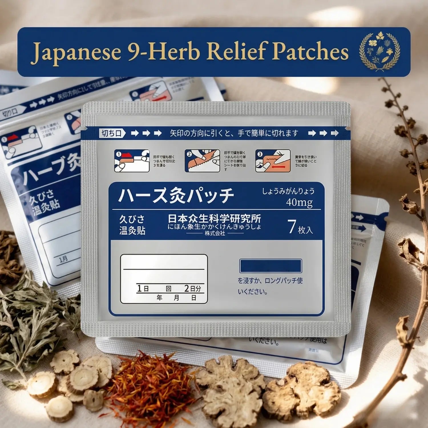 CALUXIS™ Japanese 9-Herb Relief Patch