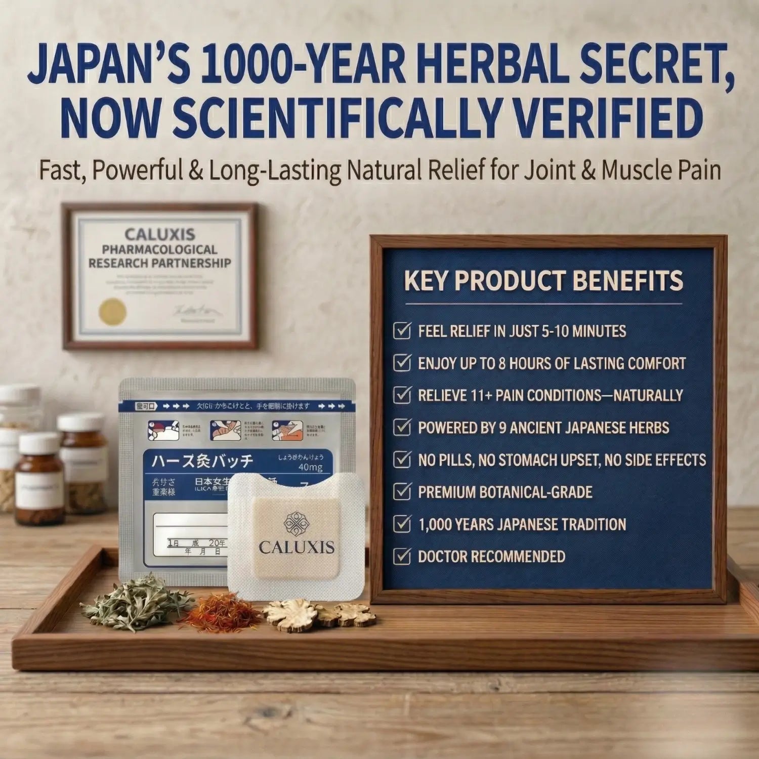 CALUXIS™ Japanese 9-Herb Relief Patch