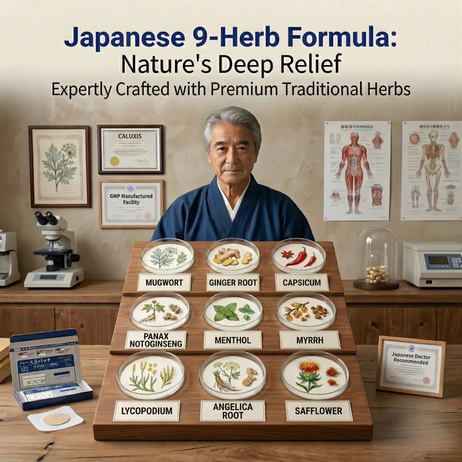 CALUXIS™ Japanese 9-Herb Relief Patch